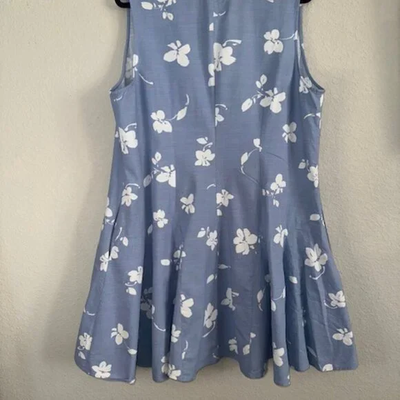 Universal Thread Blue Floral Midi Dress - Picture 7 of 8